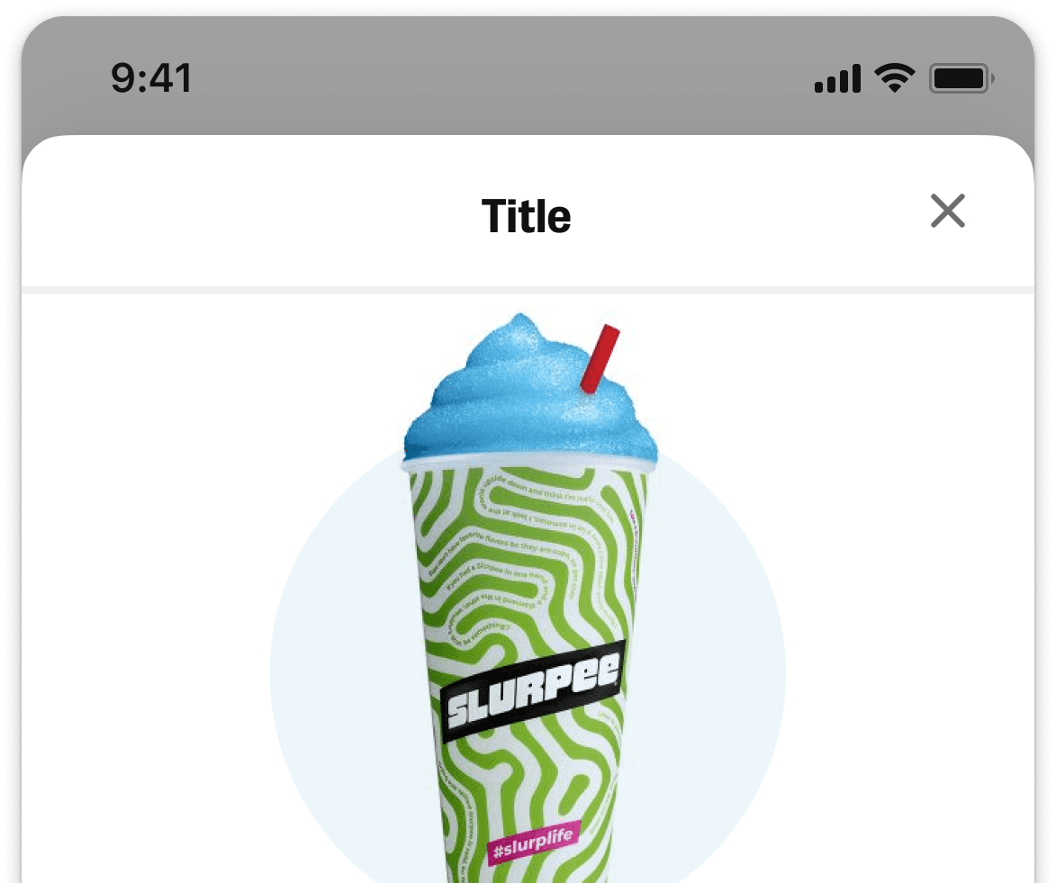 Modal component
